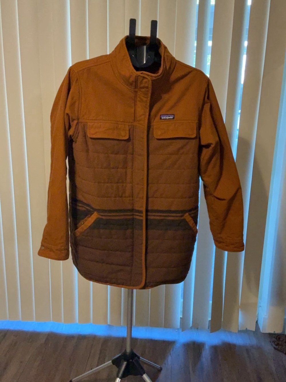 Patagonia Men's Rust/Brown Quilted Insulated Puffer Jacket